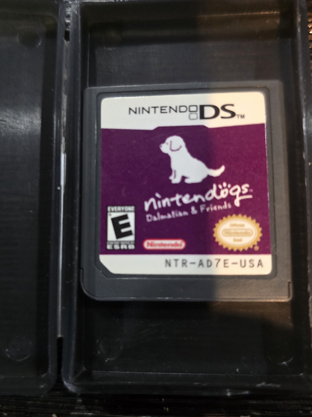 Nintendo DS Nintendogs Dalmatian & Friends Purple Game Card